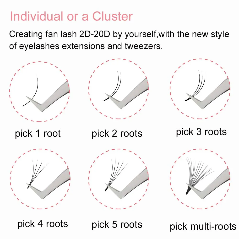 0.07mm Easy Fan Lashes FK series | Quewel®