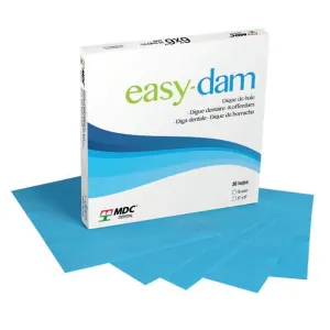 10 Boxes 6x6 w/36 pcs Dental Easy Rubber Latex Dam