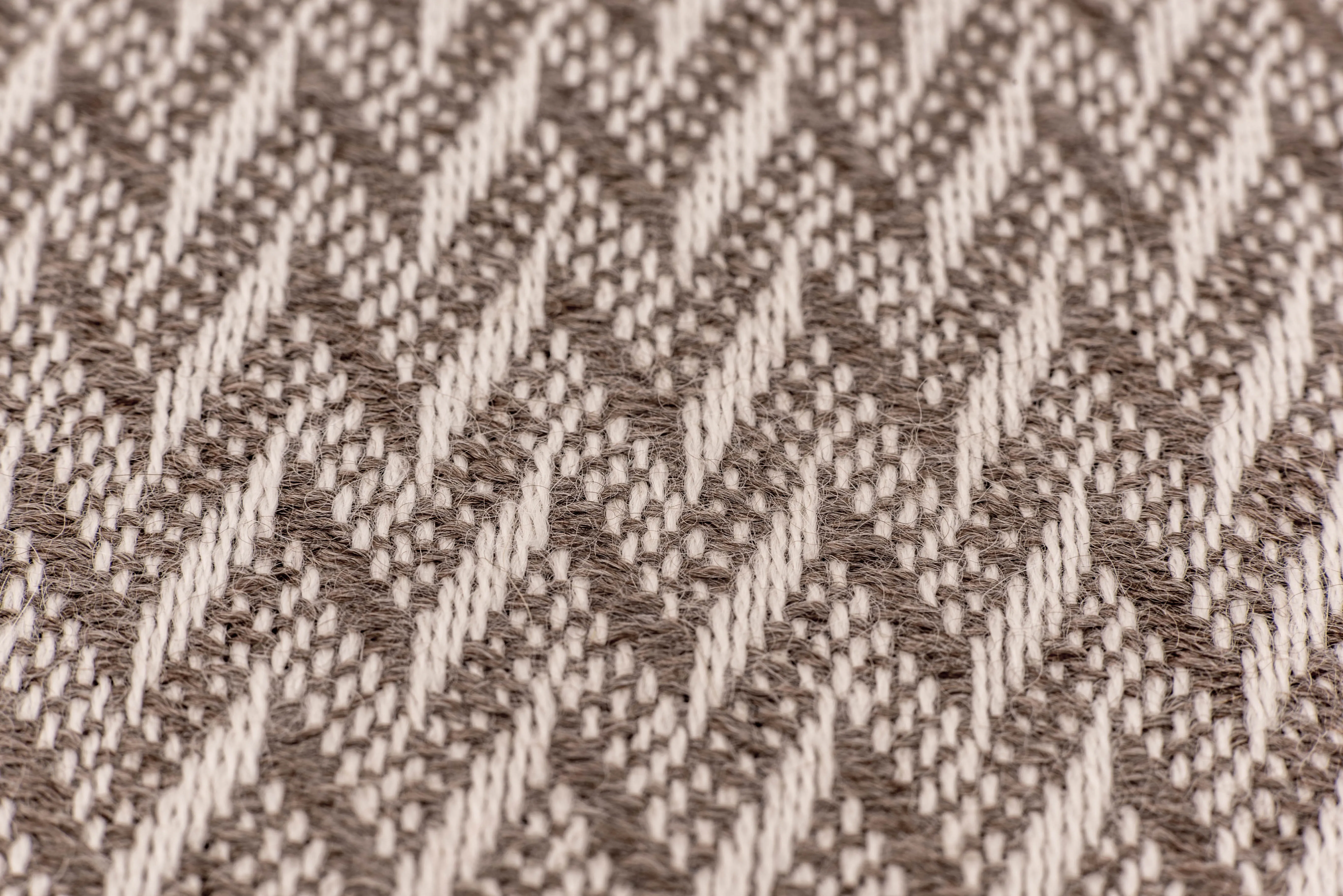 100% Alpaca Wool Lightweight Scarf (Grey and White)