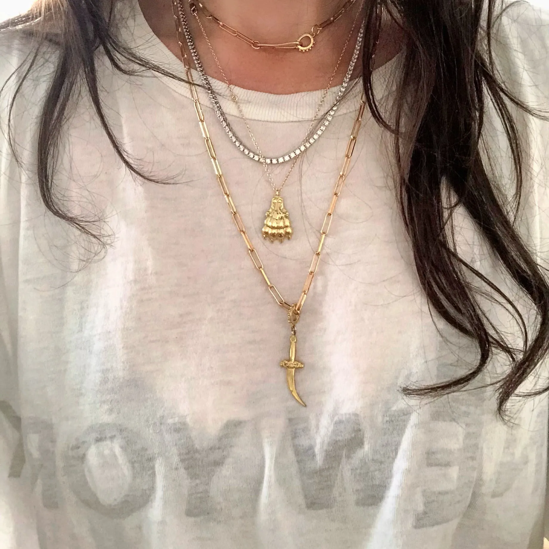 14K Gold Leilou Chain: 18", 24" or 30"