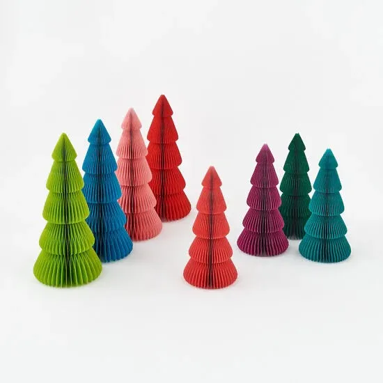 180 Degree Colorful Accordion Paper Tree