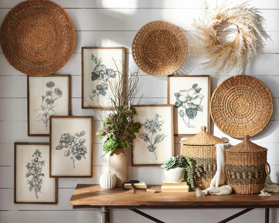20" Wicker Wall Medallion