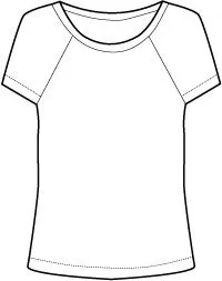 2231 EMILY Raglan t-shirt sewing pattern