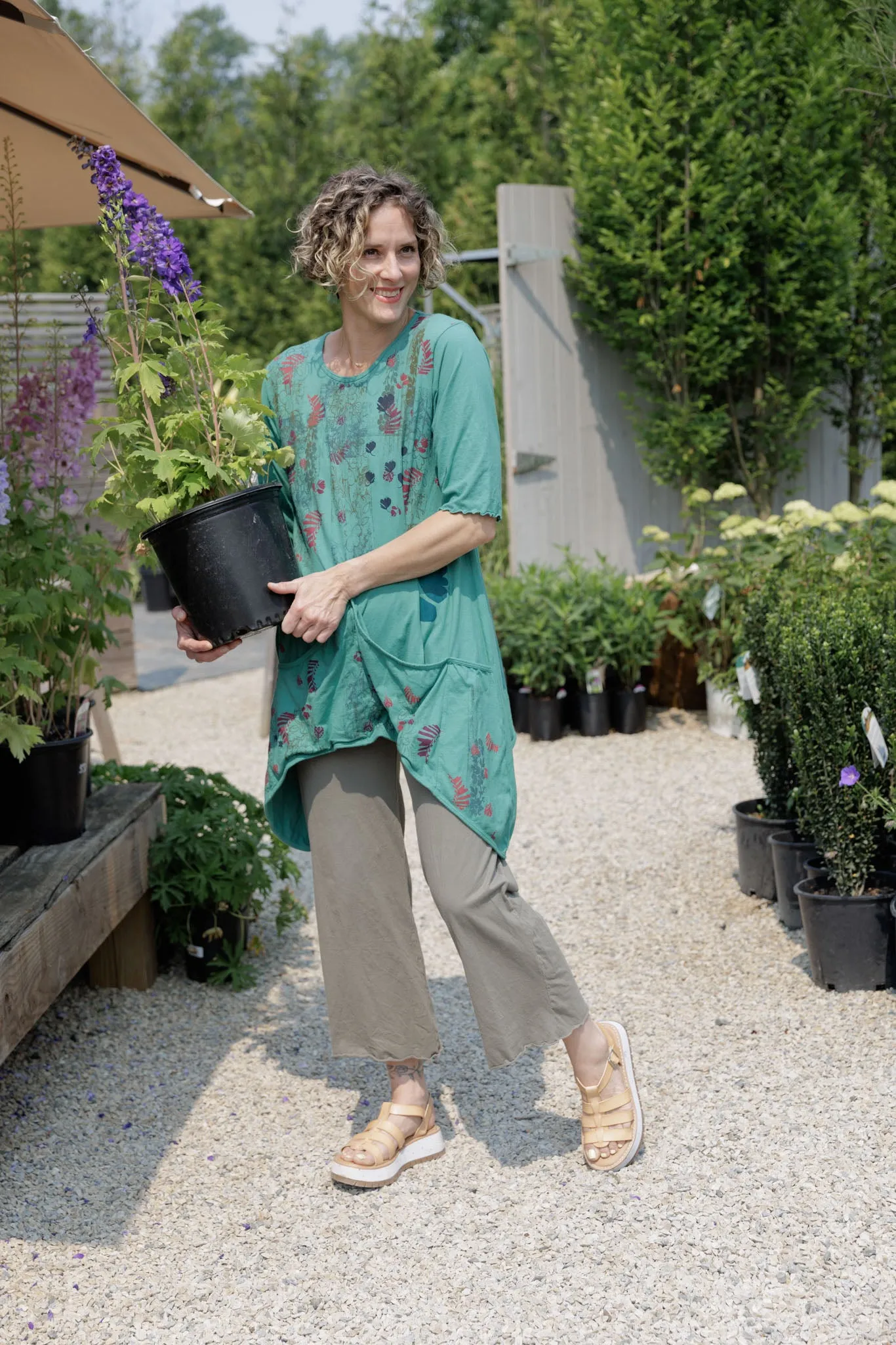 2370 Four Pocket Tunic Jade-P