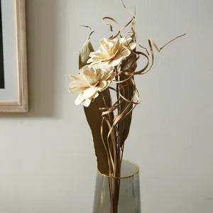 24" Betal Leaf Rose Bunch