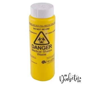 250ml Personal Sharps container - Screw Top with Child Lock