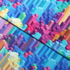 3D Vision / Printed Poly Spandex Fabric