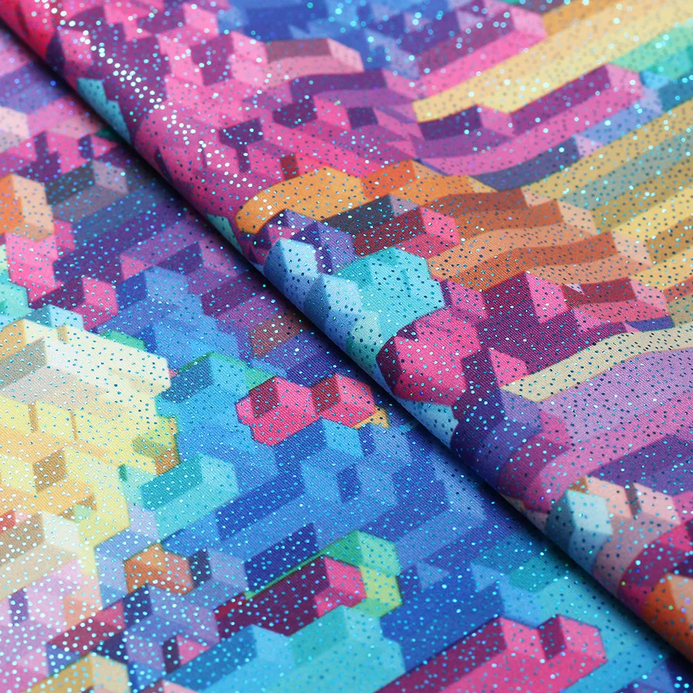 3D Vision / Printed Poly Spandex Fabric
