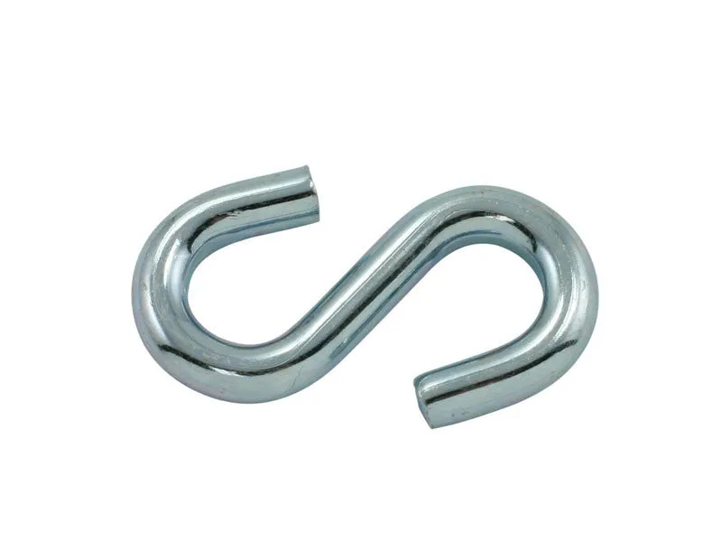 3" X 0.312  Bright Zinc "S" Hook, Lot 25