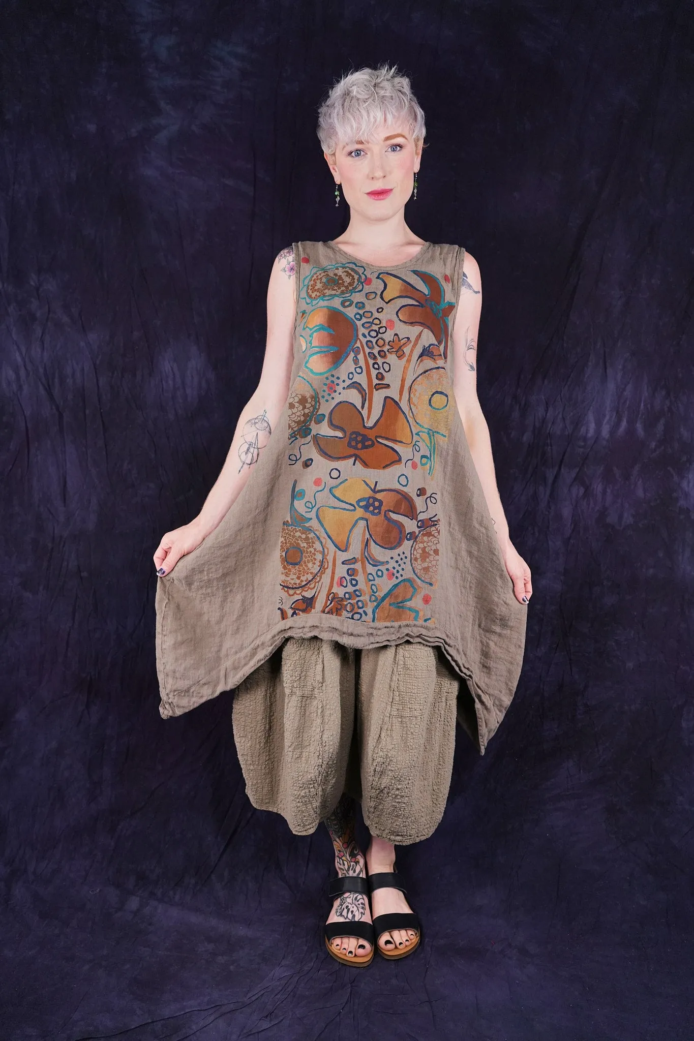 6182 Linen Pinafore Dovetail-P