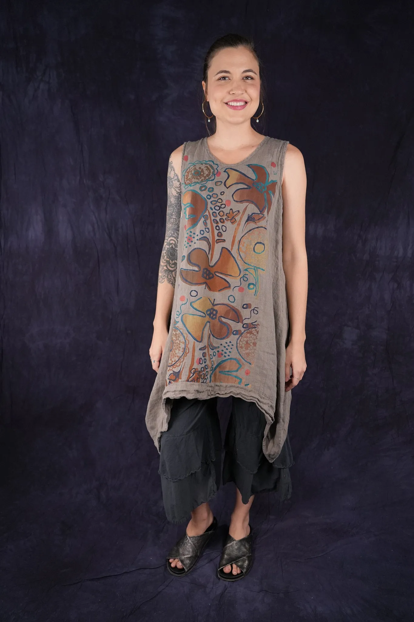 6182 Linen Pinafore Dovetail-P