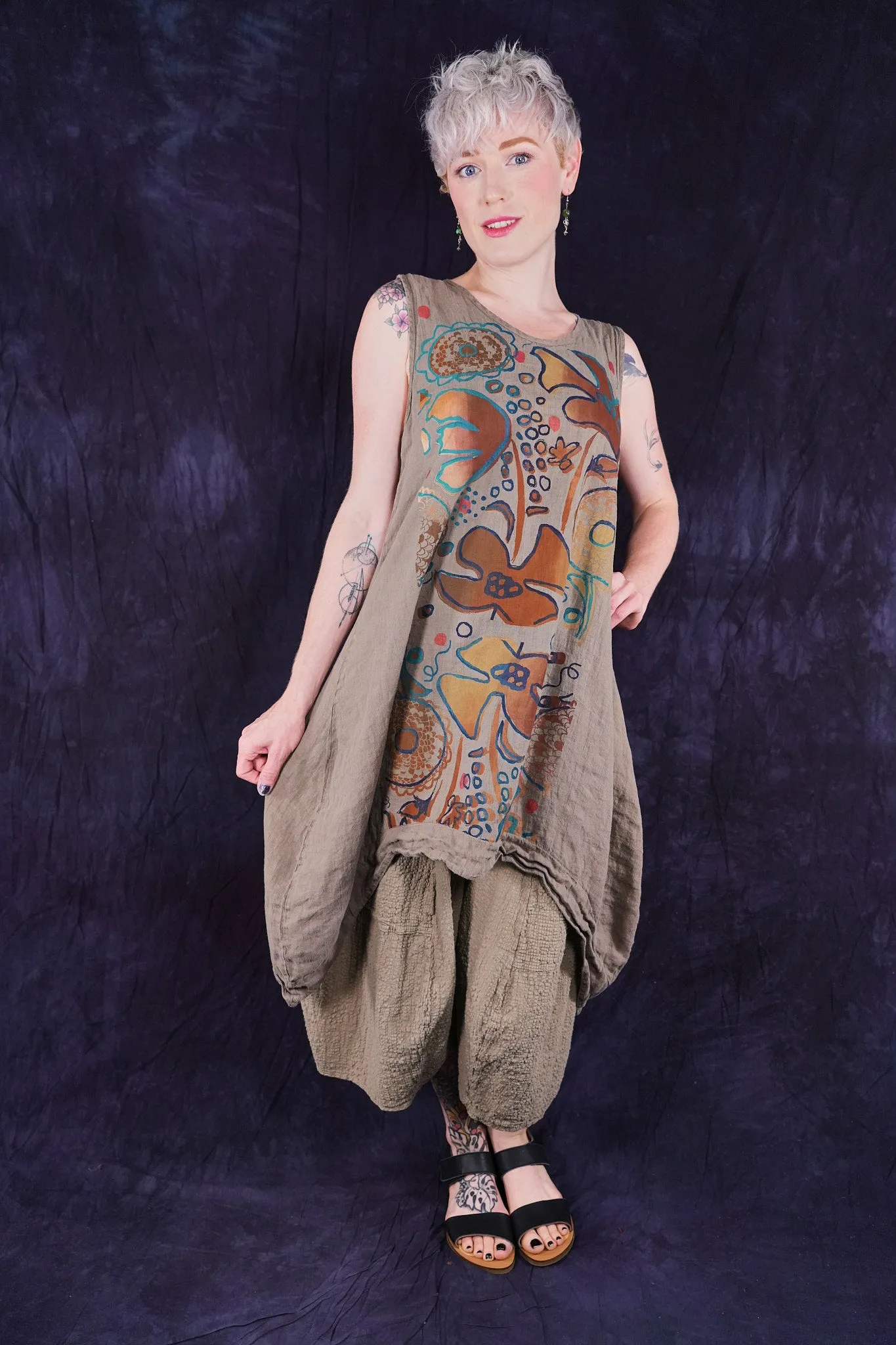 6182 Linen Pinafore Dovetail-P