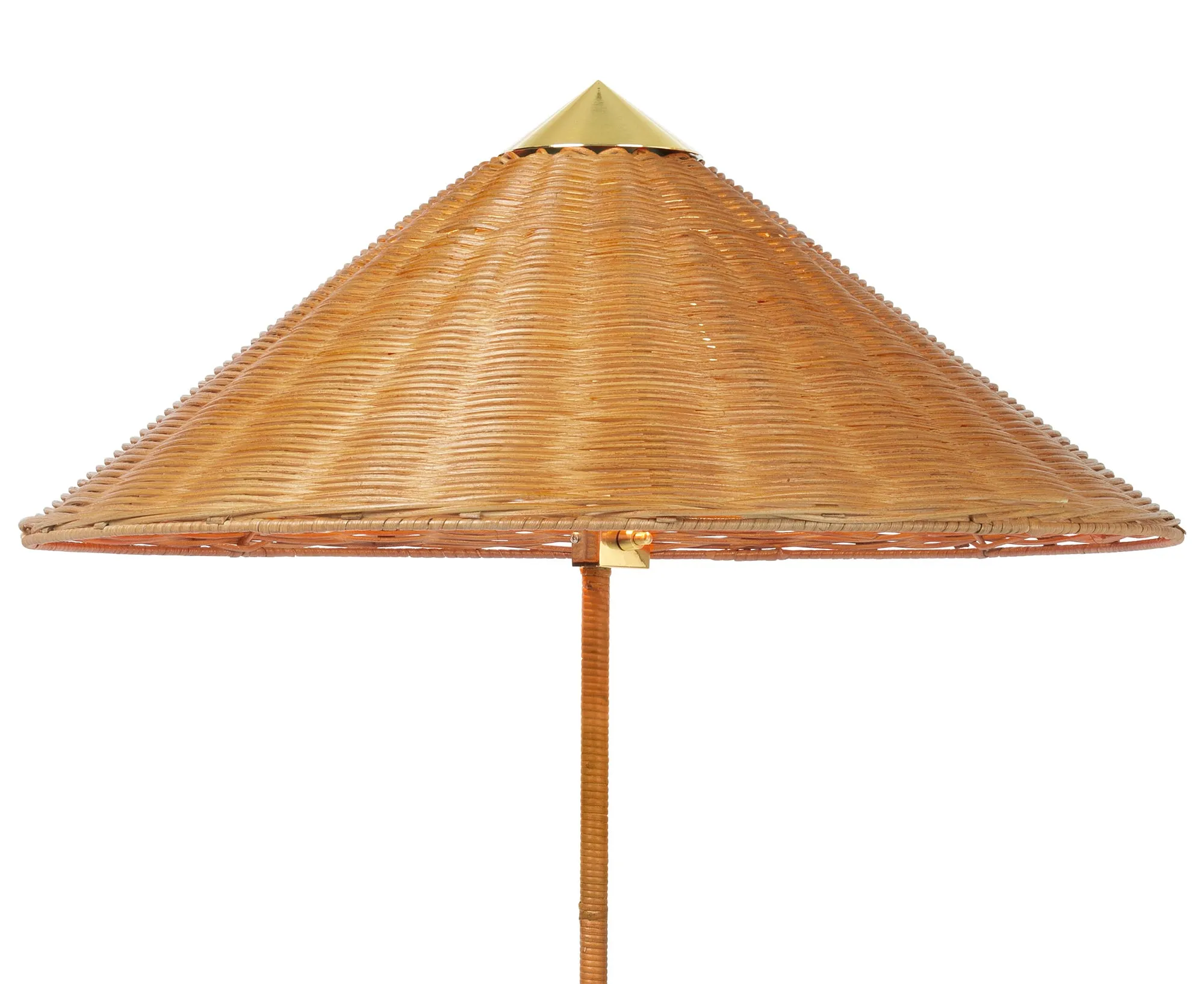 9602 Floor Lamp, Wicker