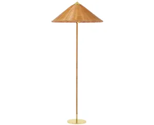 9602 Floor Lamp, Wicker