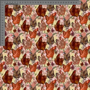A Spring in the chooks pen - Sarah McAlpine Art- Custom Pre Order