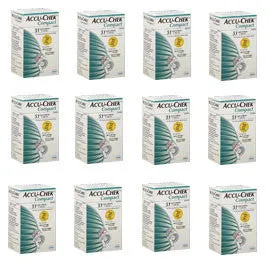 Accu-Chek Compact Plus Test Strips 51/bx - Case of 12