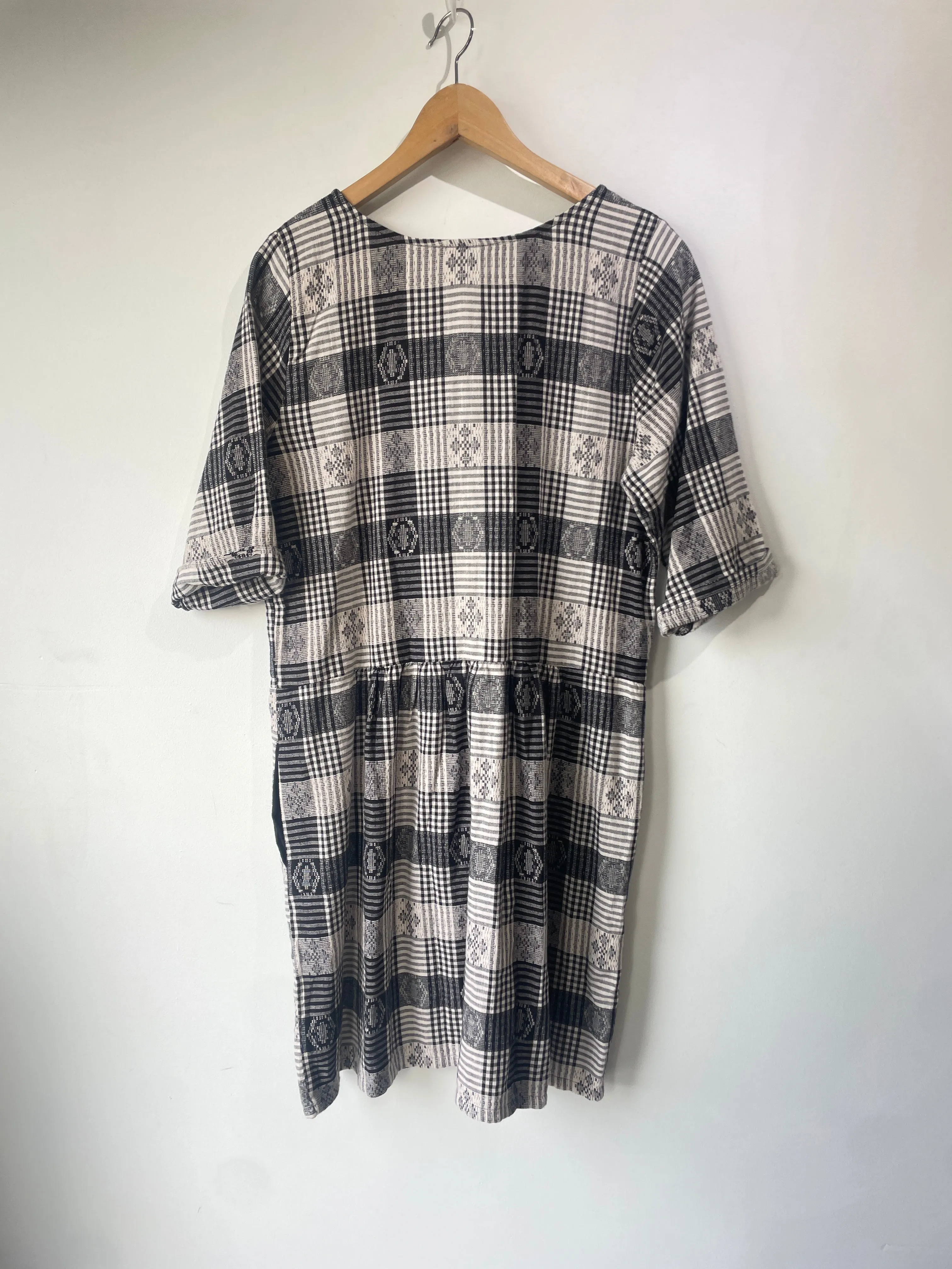 Ace & Jig Black and White Checkered Dress