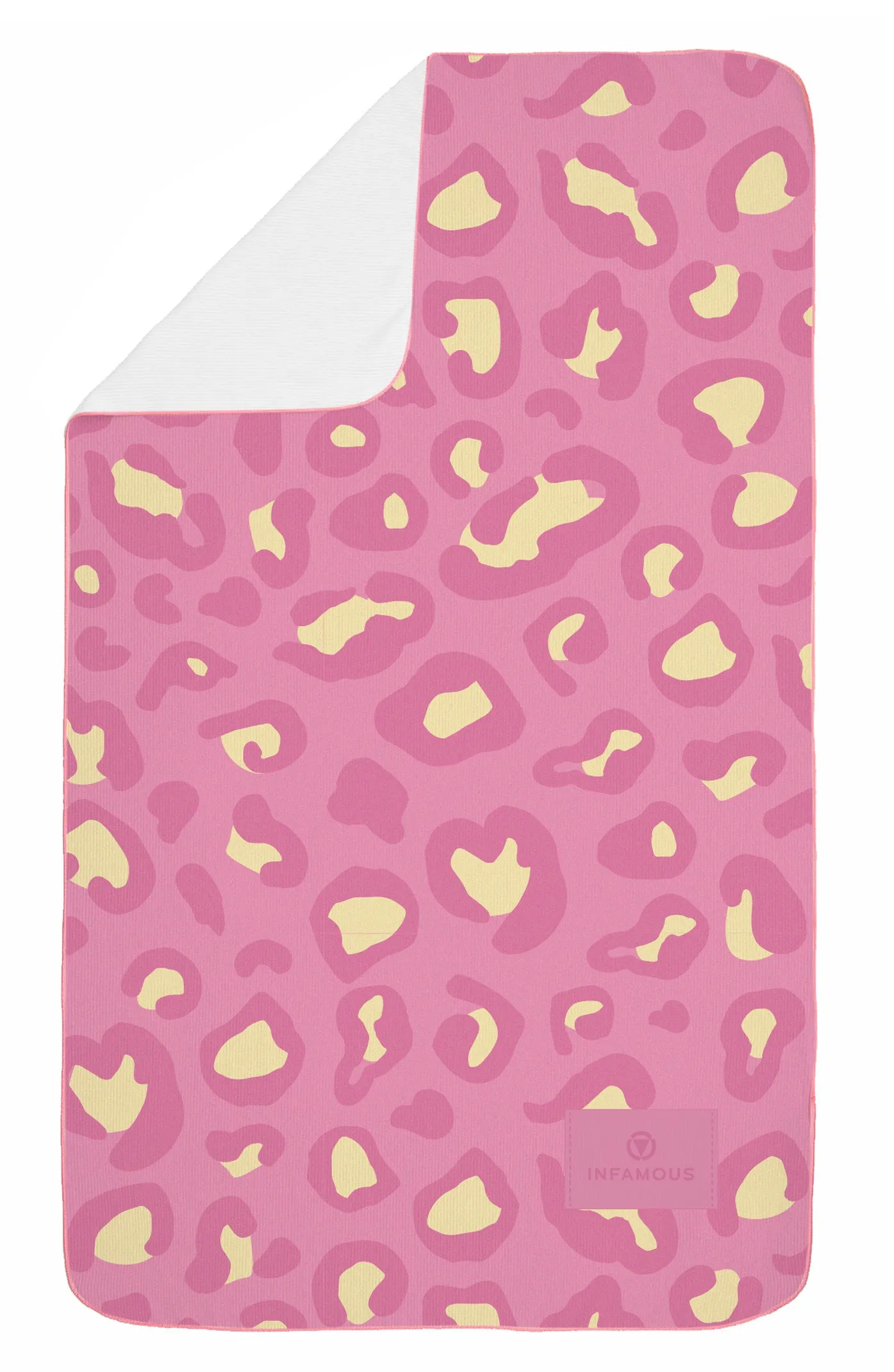 Active Hand Towel - Pink Leopard