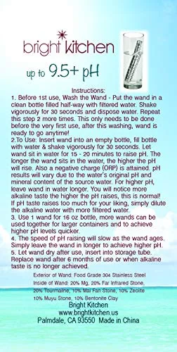 Alkaline Water Stick Wand