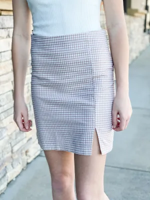 All Checked Out Skirt