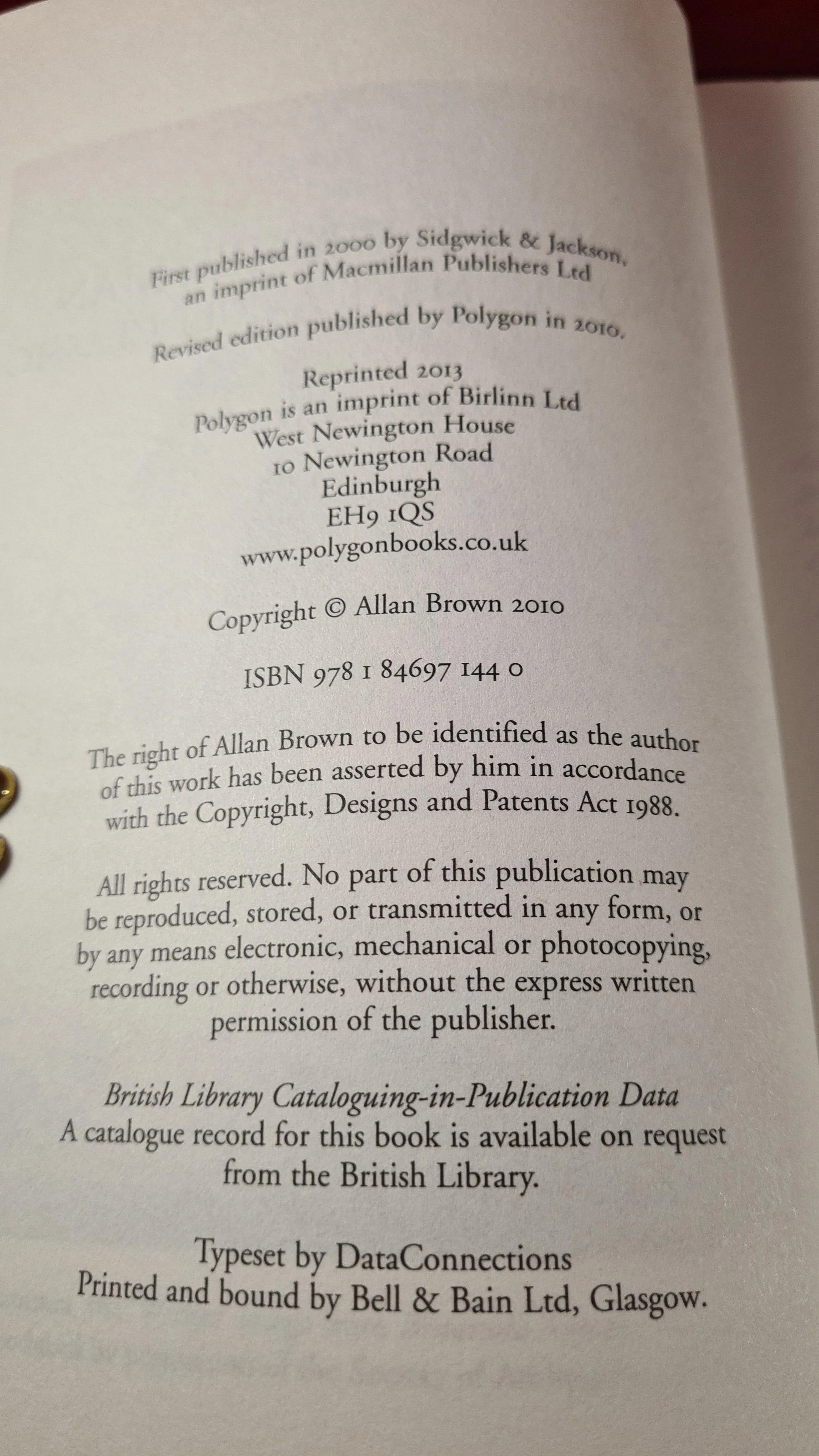 Allan Brown - Inside The Wicker Man, Polygon, 2010, Paperbacks