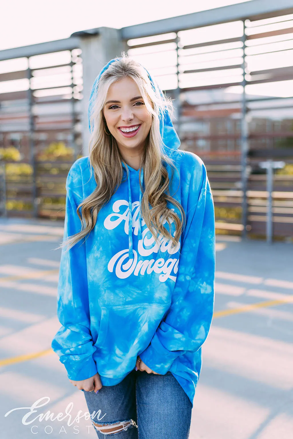 Alpha Chi Omega Tie Dye PR Hoodie