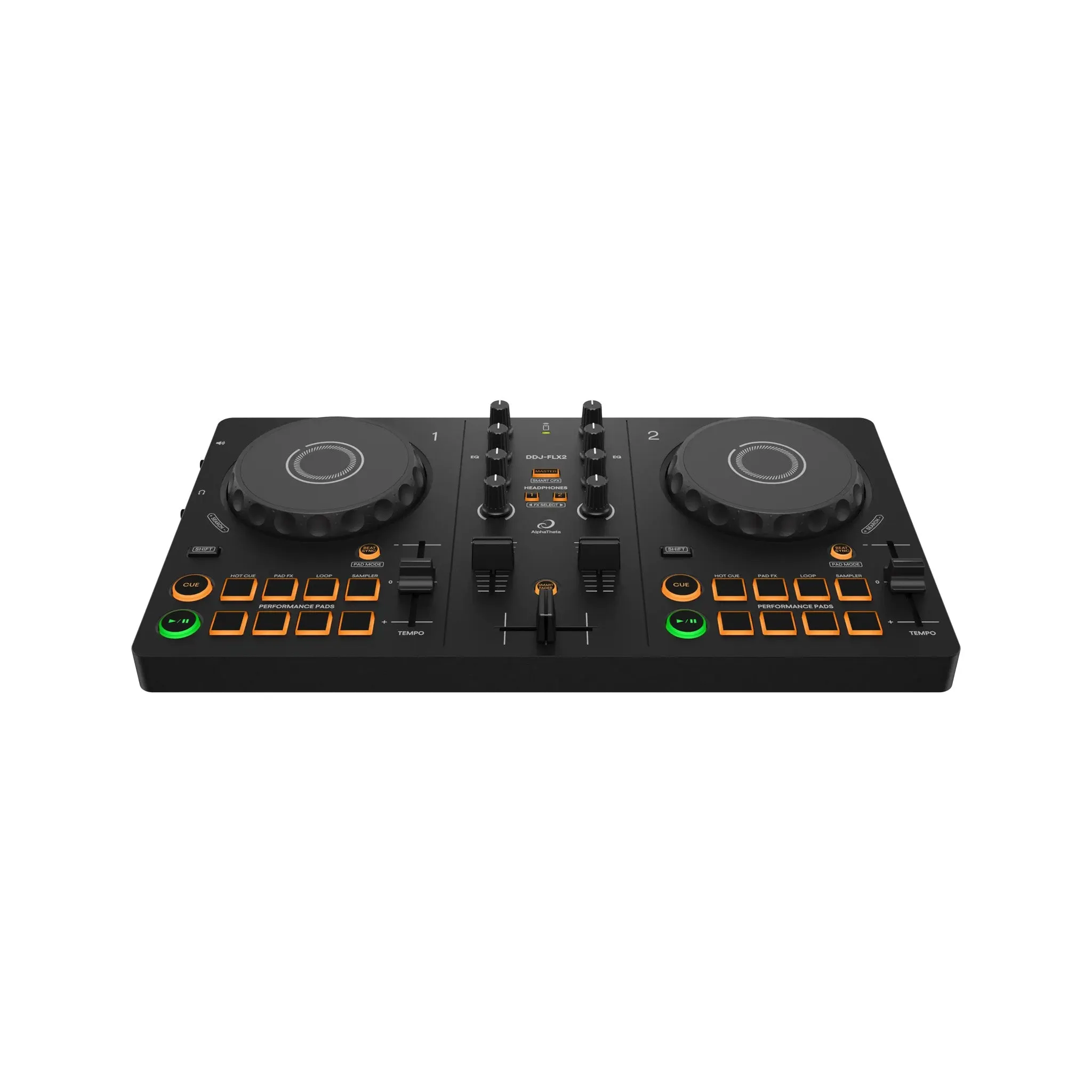 AlphaTheta DDJ-FLX2 Compact 2-Channel DJ Controller