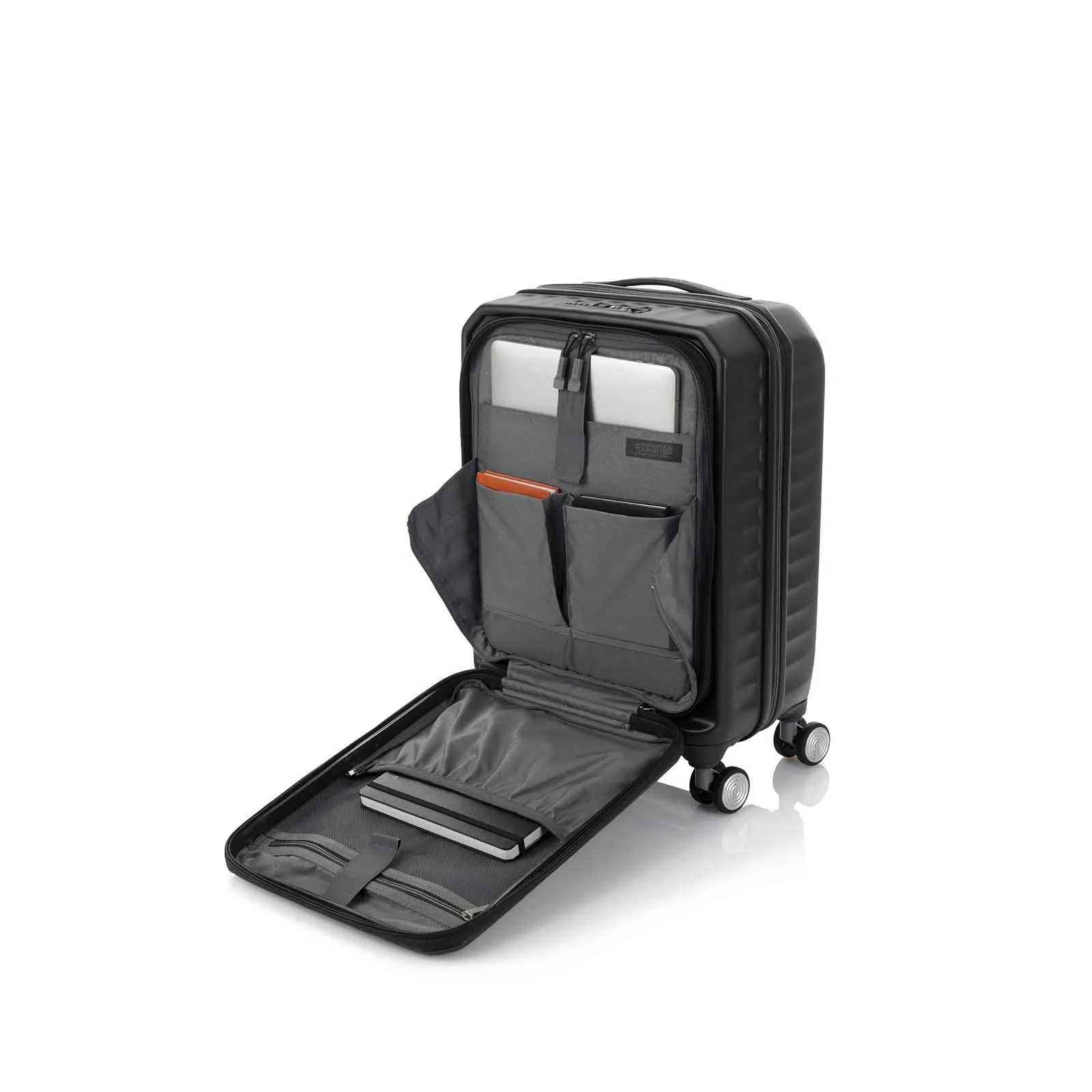 American Tourister Frontec 54cm Suitcase Jet Black