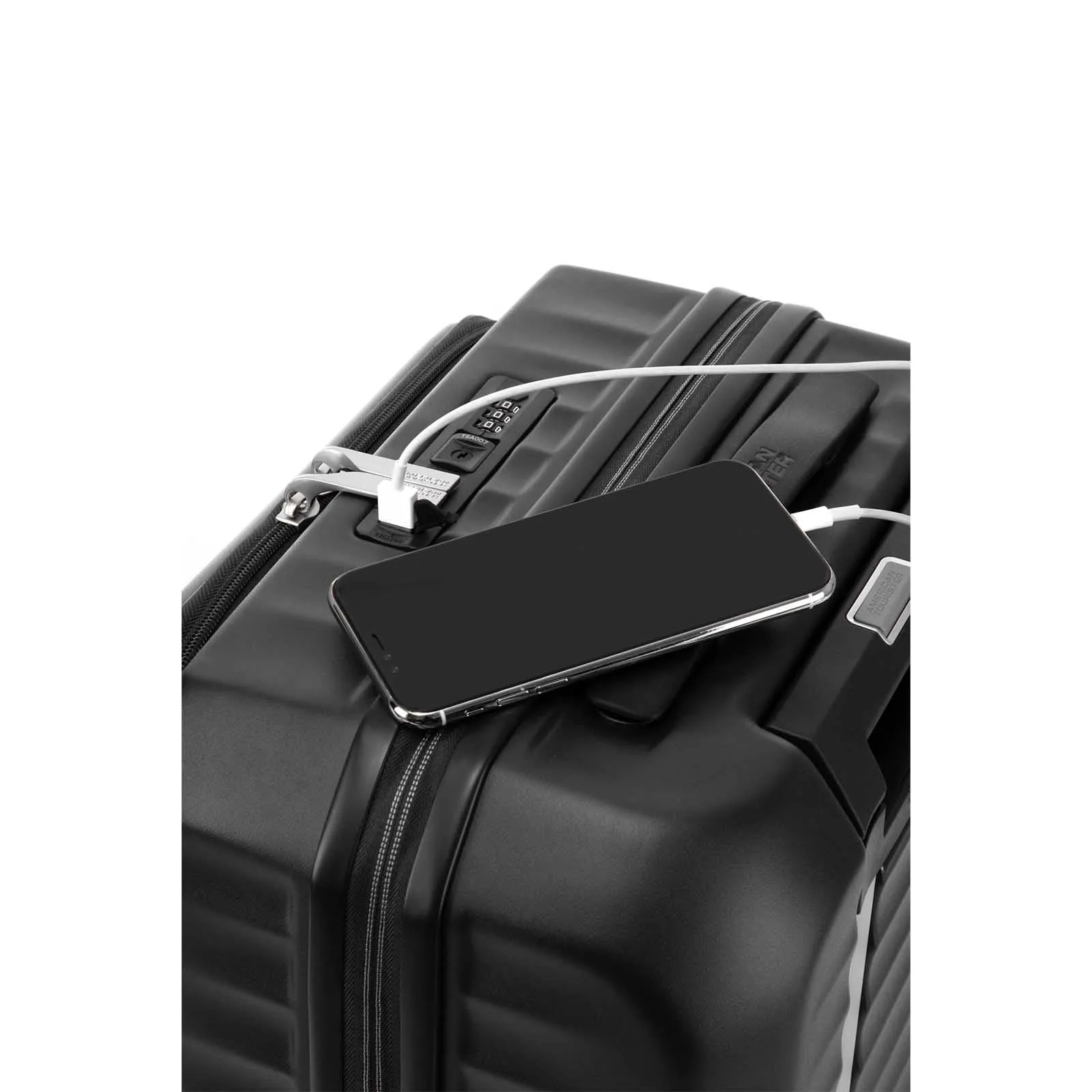 American Tourister Frontec 54cm Suitcase Jet Black