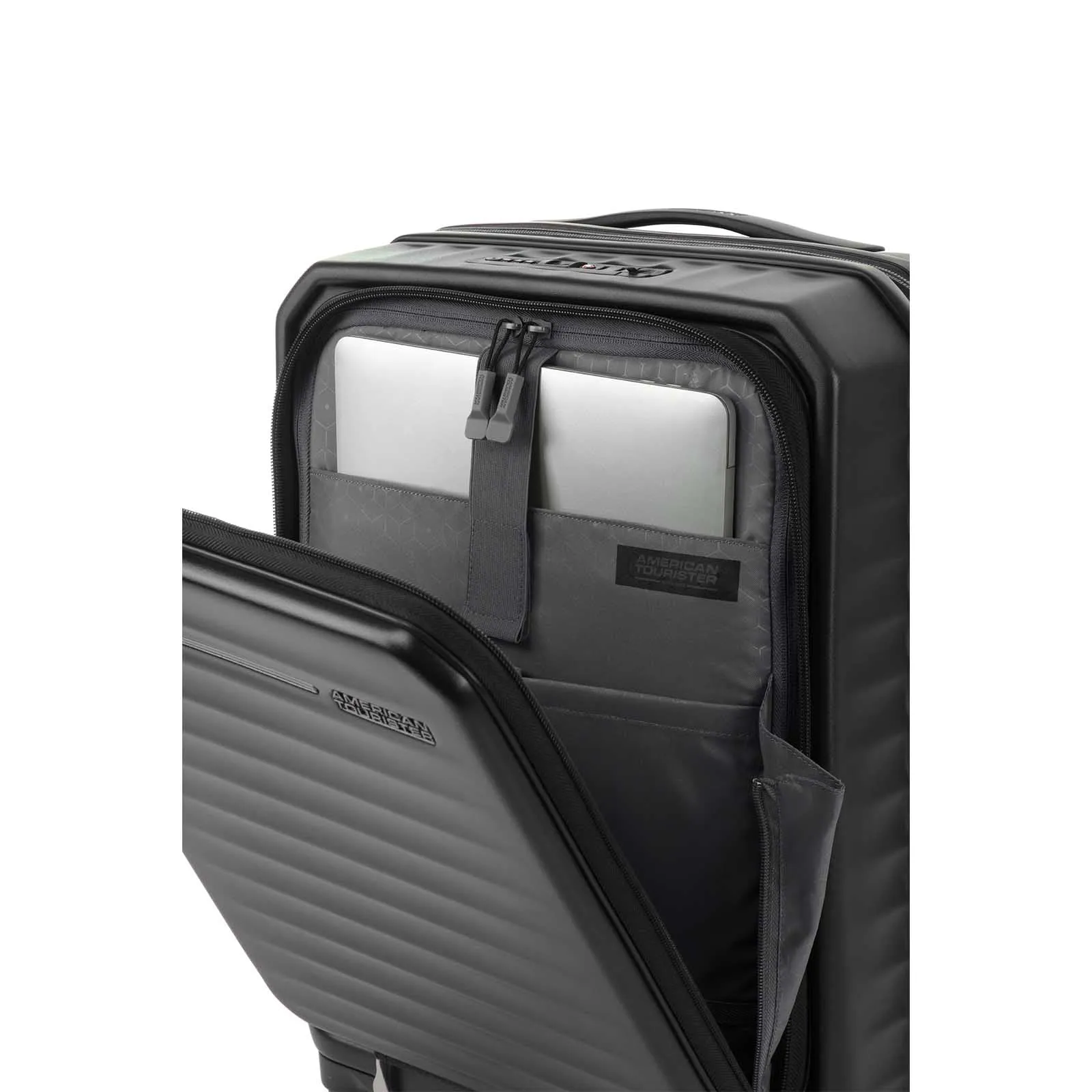 American Tourister Frontec 54cm Suitcase Jet Black