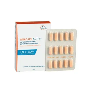 Anacaps Active  Tratamiento Anticaída Ducray 30 Capsulas
