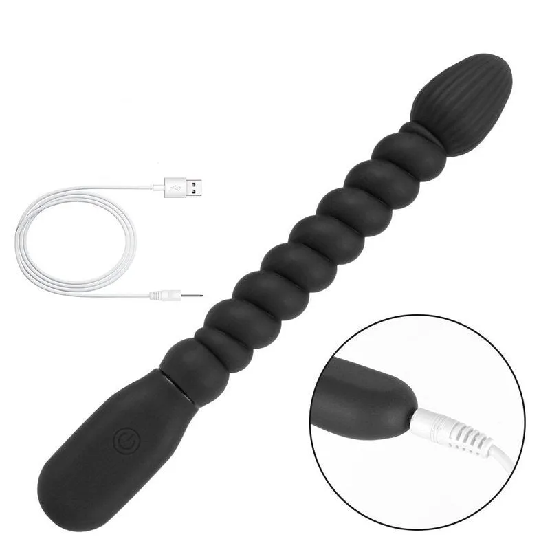 Anal Adventures Platinum - Chapelet thaï en silicone