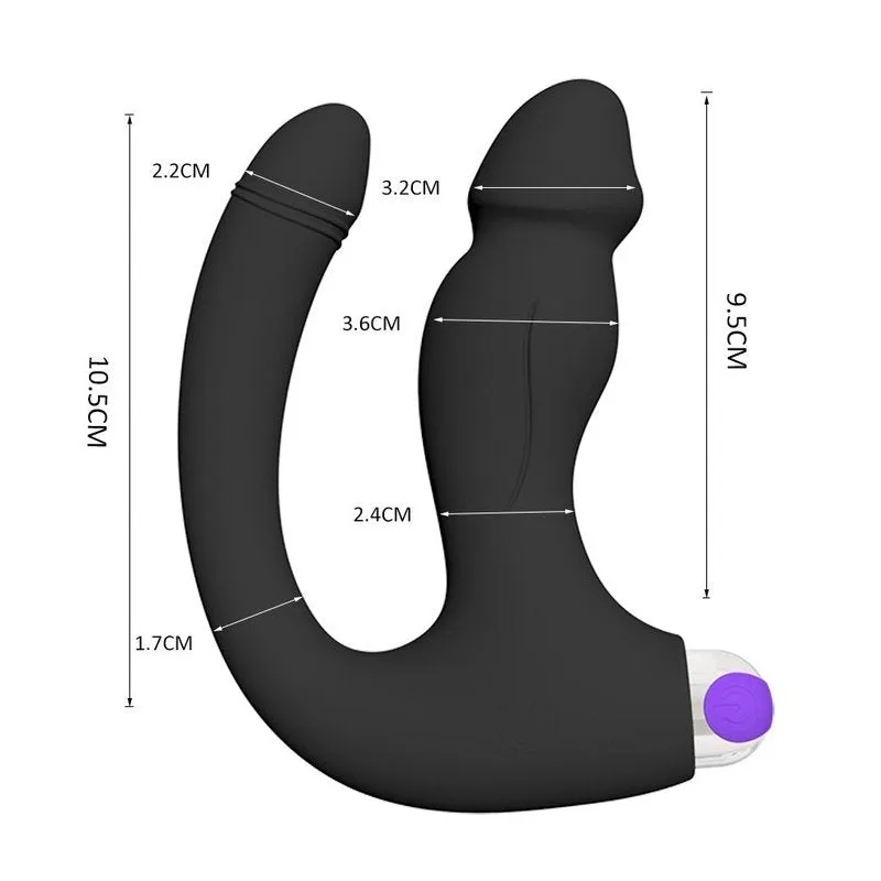 Anal Fantasy Plug anal avec vibrant Noir