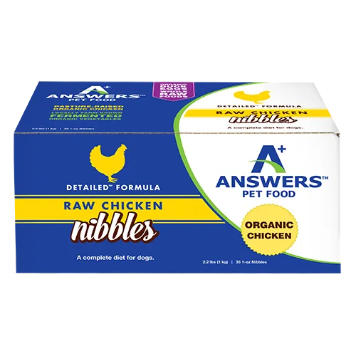 Answers Detailed Formula Chicken Raw Dog Food