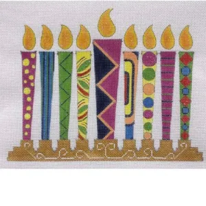 AP4349 Colorful Menorah - Small