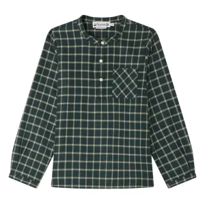 Artiste Green Check Shirt