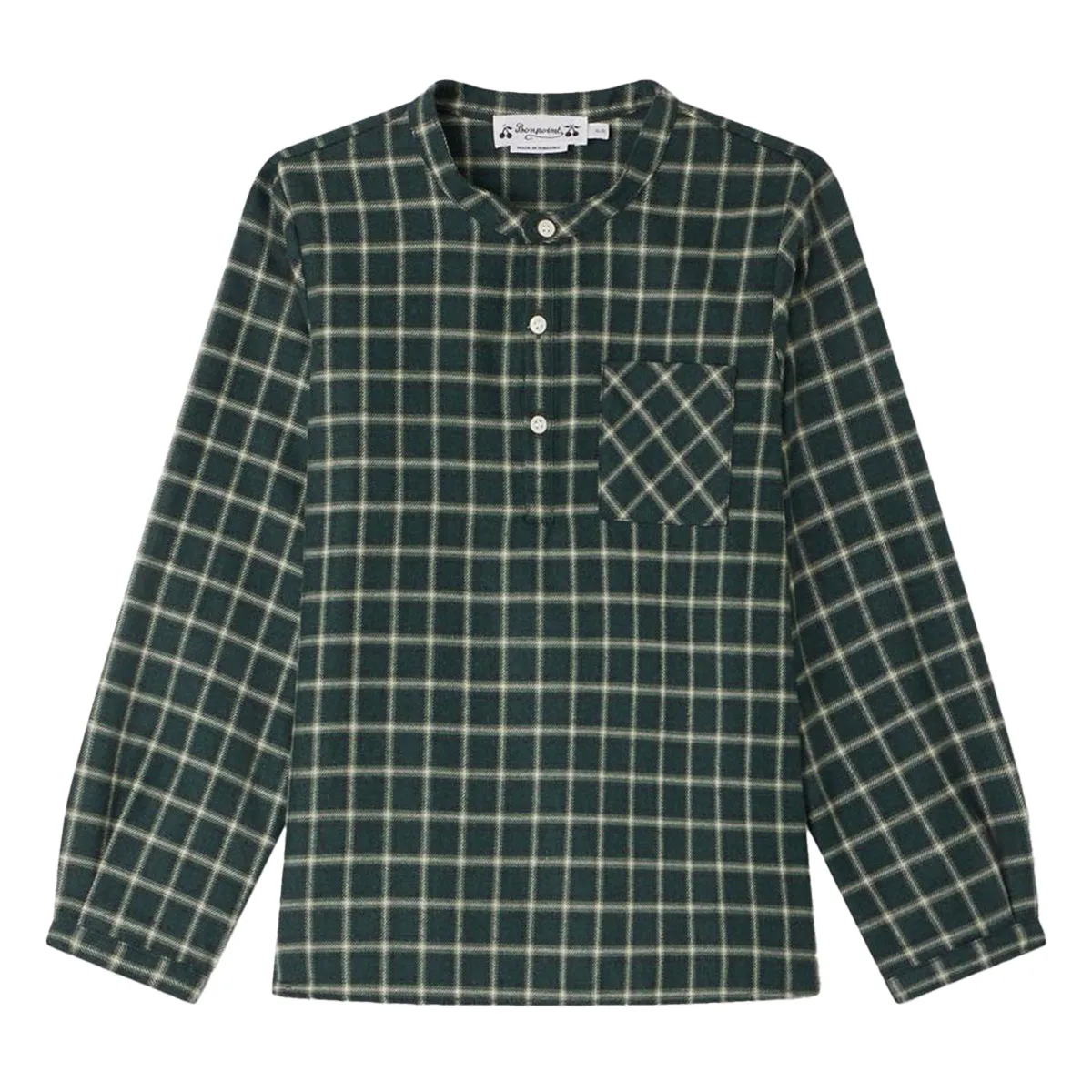 Artiste Green Check Shirt