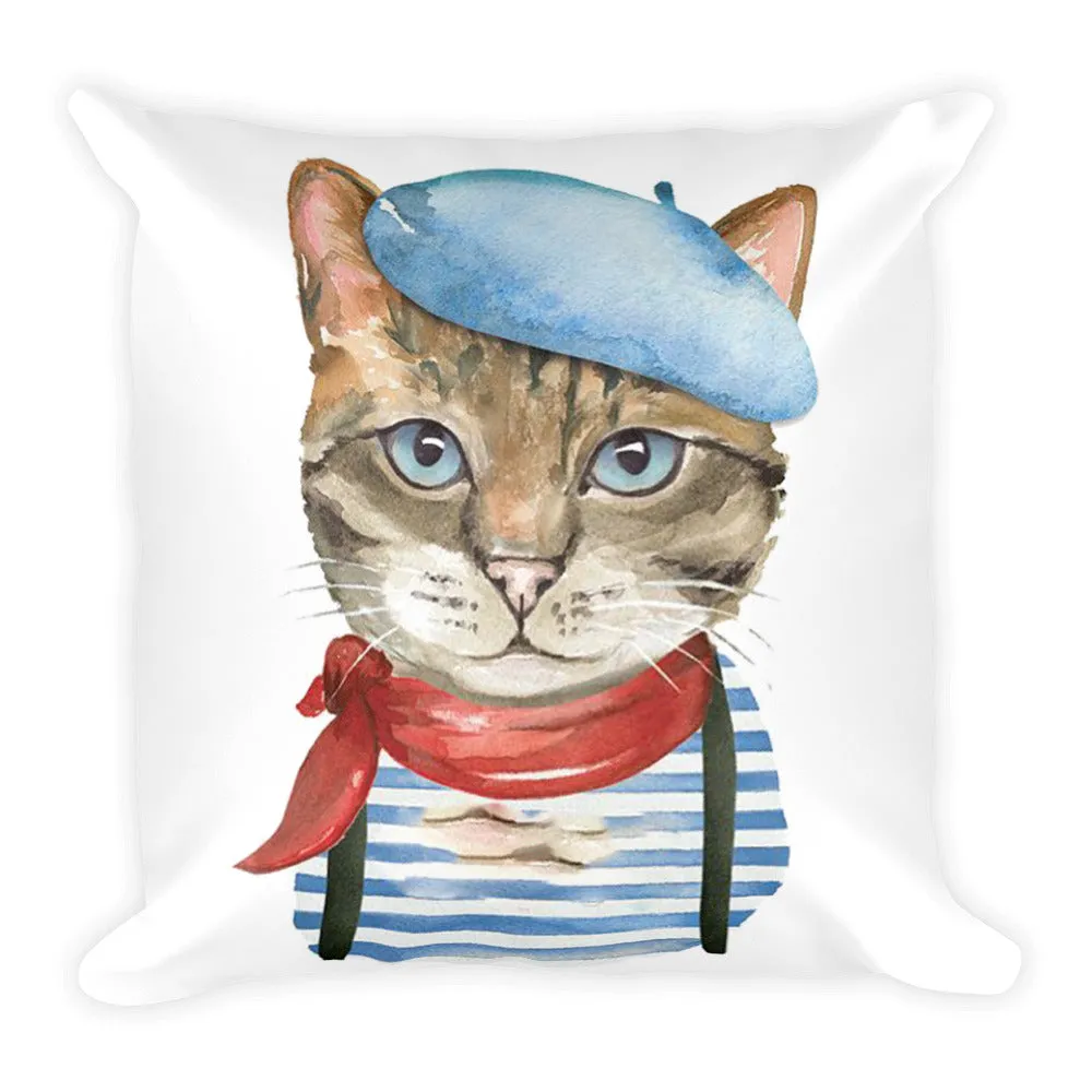Artistic Cat Pillow