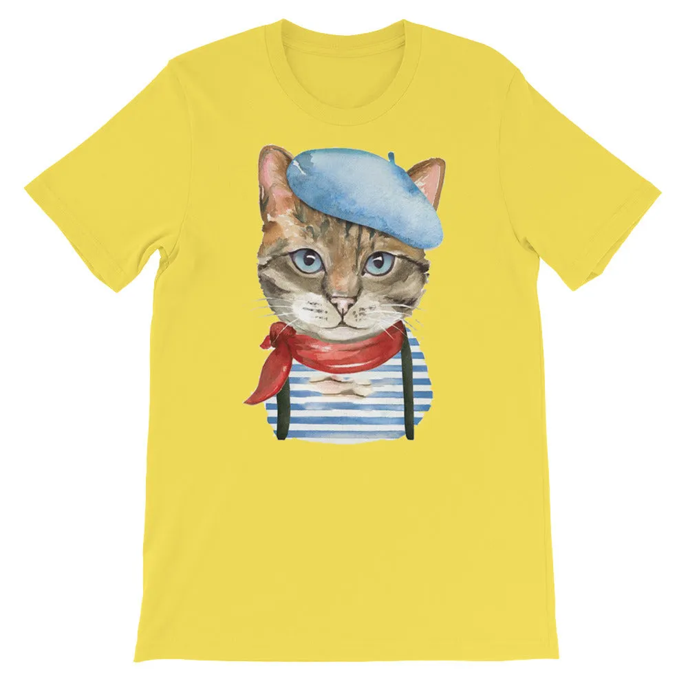 Artistic Cat Short-Sleeve Unisex T-Shirt