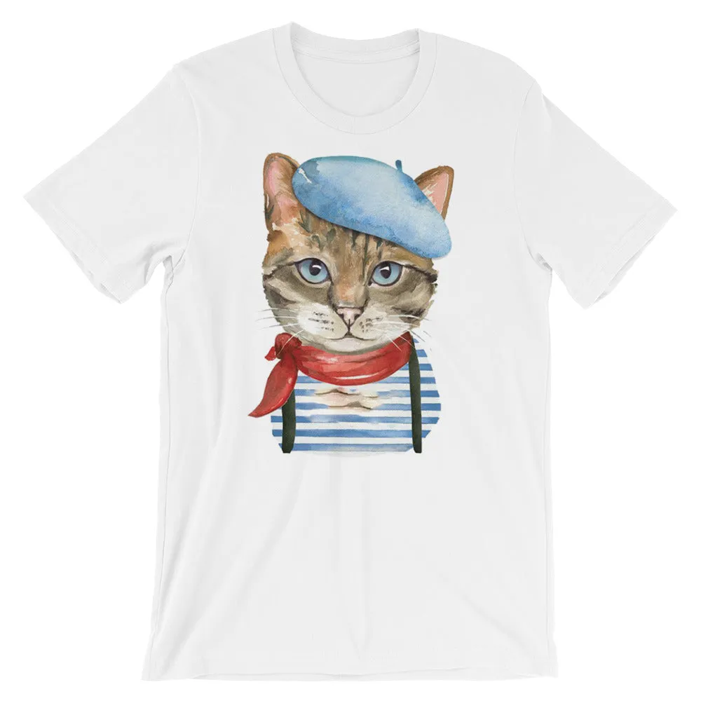 Artistic Cat Short-Sleeve Unisex T-Shirt