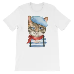 Artistic Cat Short-Sleeve Unisex T-Shirt