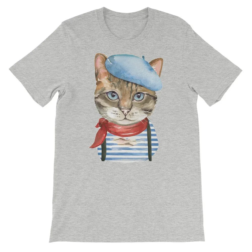 Artistic Cat Short-Sleeve Unisex T-Shirt