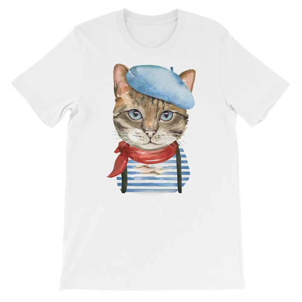 Artistic Cat Short-Sleeve Unisex T-Shirt