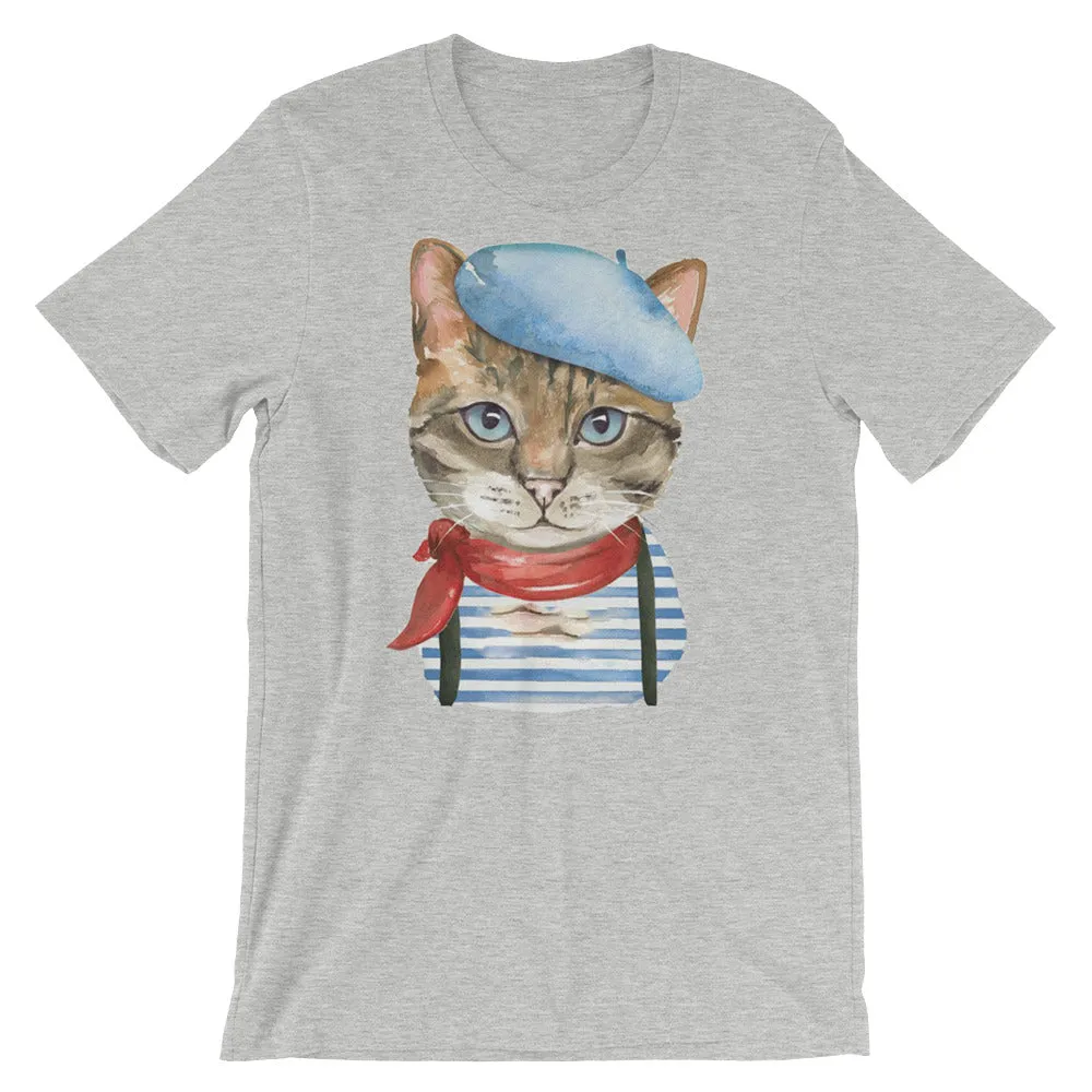 Artistic Cat Short-Sleeve Unisex T-Shirt