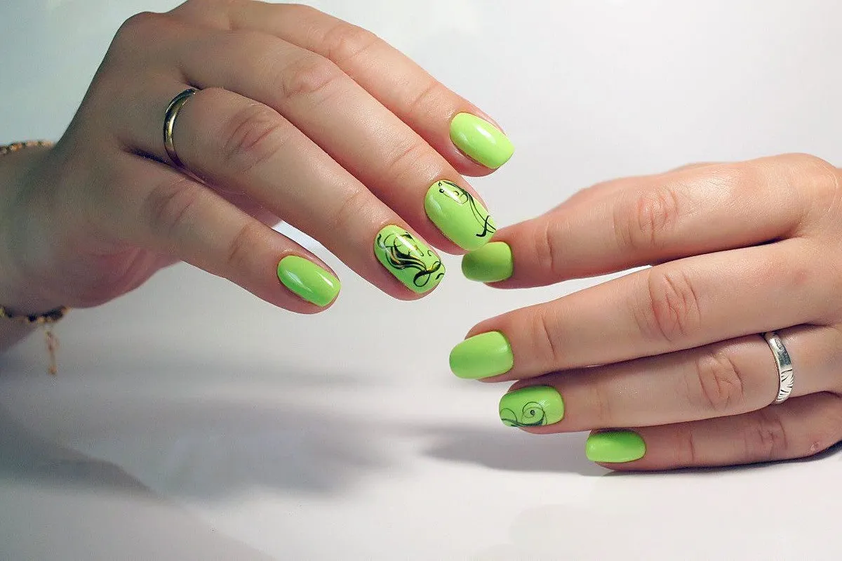 Artistic Nail Calligraphy