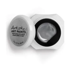 Artistic nail design nail art paints - silver metallic