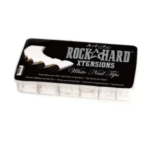 Artistic Rock Hard Xtentions White Nail Tips 500ct