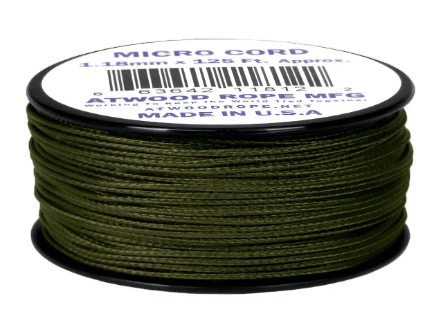 Atwood Micro Cord 1.18mm - Olive Drab