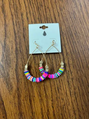 Aubree Colorful Teardrop Earring