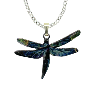 Aurora Dragonfly Necklace #N4111X by d'ears